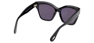 Tom Ford ELVIRA FT1217 women Black Butterfly Sunglasses