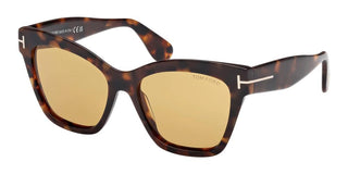 Tom Ford ELVIRA FT1217 women Havana Butterfly Sunglasses