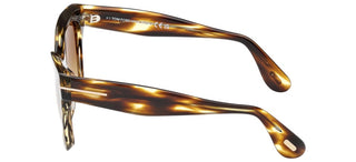 Tom Ford ELVIRA FT1217 women Havana Butterfly Sunglasses