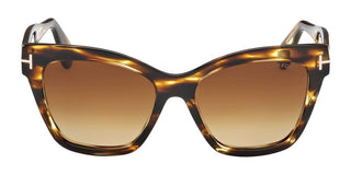 Tom Ford ELVIRA FT1217 women Havana Butterfly Sunglasses