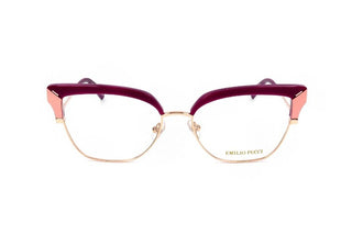 Emilio Pucci Ep5147 Women Red Cat Eye Eyeglasses
