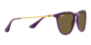 Ray-Ban ERIKA JUNIOR RJ 9060S children Violet Round Sunglasses