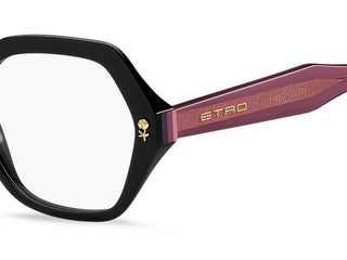 Etro Etro 0012 Women Black Geometric Eyeglasses