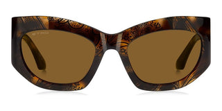 Etro ETRO 0074/G/S women Havana Cat Eye Sunglasses
