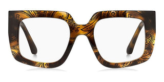 Etro Etro 0077 Women Havana Geometric Eyeglasses
