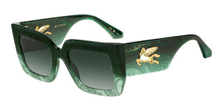 Etro ETRO 0108/S women Green Rectangle Sunglasses