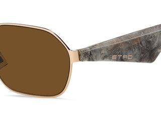 Etro ETRO 0111/S unisex Rose gold Geometric Sunglasses