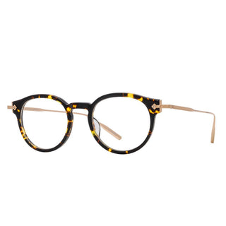 BARTON PERREIRA Eugene Eugene men Havana Round Eyeglasses