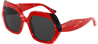 Alain Mikli EVANNE 0A05054 women Red Oversize Sunglasses
