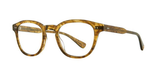 GARRETT LEIGHT EVAN unisex Havana Squared Eyeglasses