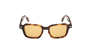 Tom Ford EZRA-02 FT 1359 unisex Havana Geometric Sunglasses