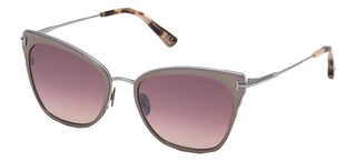 Tom Ford FARYN FT 0843 women Ruthenium Cat Eye Sunglasses