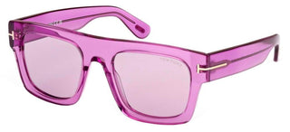 Tom Ford FAUSTO FT 0711 unisex Violet Geometric Sunglasses