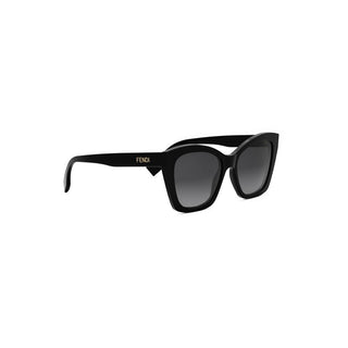 FENDI FE40151I women Black Squared Sunglasses