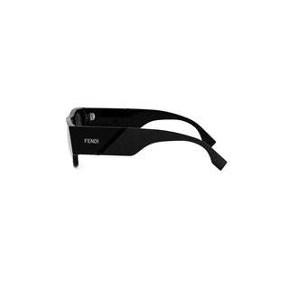 FENDI Fendi Diagonal FE40156I men Black Rectangle Sunglasses