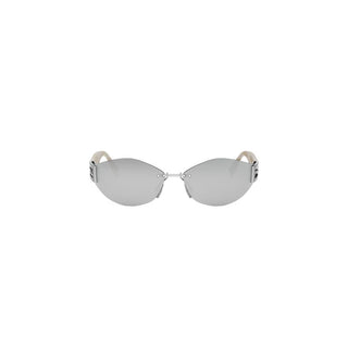 FENDI Baguette FE40159U women Silver Geometric Sunglasses