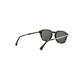 FENDI Fendi Essential FE40166I men Havana Squared Sunglasses
