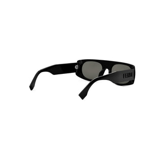 FENDI Fendi Signature FE40169I men Black Rectangle Sunglasses