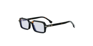 FENDI Fendi Selleria FE40174I unisex Havana Rectangle Sunglasses