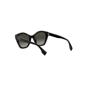 FENDI Lettering FE40175I women Black Geometric Sunglasses