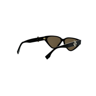 FENDI FF Diamonds FE40184I women Black Cat Eye Sunglasses
