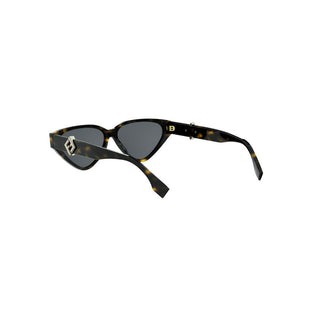 FENDI FF Diamonds FE40184I women Havana Cat Eye Sunglasses