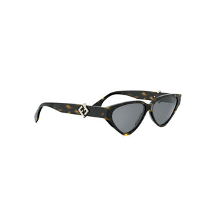 FENDI FF Diamonds FE40184I women Havana Cat Eye Sunglasses