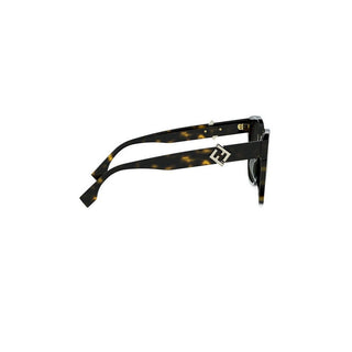 FENDI FF Diamonds FE40186I women Havana Butterfly Sunglasses
