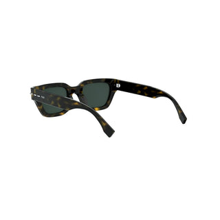 FENDI Fendi Selleria FE40191I women Havana Squared Sunglasses