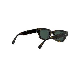 FENDI Fendi Selleria FE40191I women Havana Squared Sunglasses