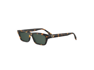 FENDI FF Squared FE40199I men Havana Cat Eye Sunglasses