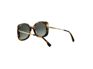 FENDI Fendigraphy FE40201I women Havana Oversize Sunglasses