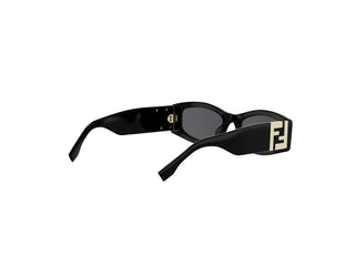 FENDI Forever Fendi FE40204I women Black Oval Sunglasses
