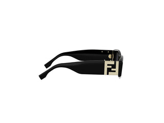 FENDI Forever Fendi FE40204I women Black Oval Sunglasses