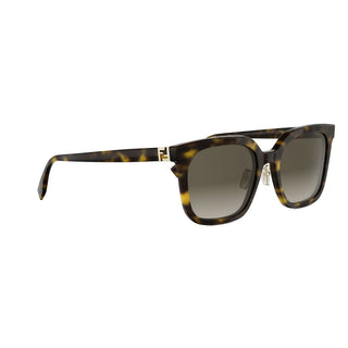 FENDI Forever Fendi FE40207F women Havana Butterfly Sunglasses
