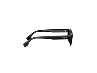 FENDI Lettering FE40209I women Black Cat Eye Sunglasses