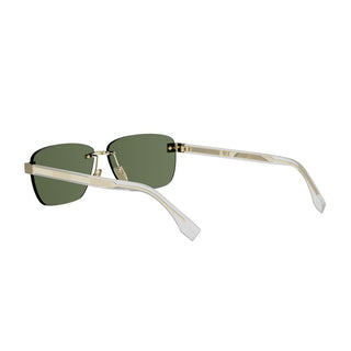 FENDI Sky FE40213U men Gold Geometric Sunglasses