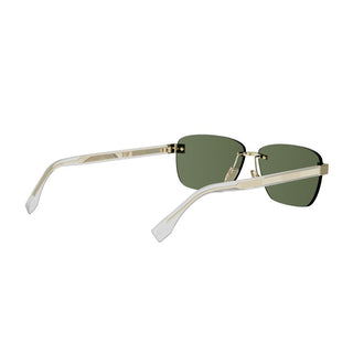 FENDI Sky FE40213U men Gold Geometric Sunglasses