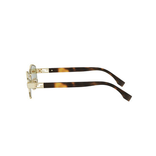 FENDI Baguette FE40216U women Gold Geometric Sunglasses