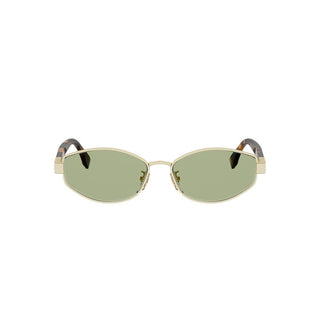 FENDI Baguette FE40216U women Gold Geometric Sunglasses