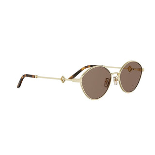 FENDI FF Diamonds FE40217U women Gold Cat Eye Sunglasses