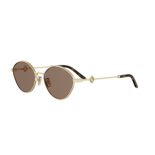 FENDI FF Diamonds FE40217U women Gold Cat Eye Sunglasses