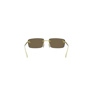 FENDI Fendi First Crystal FE4172US women Gold Rectangle Sunglasses