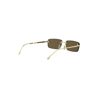 FENDI Fendi First Crystal FE4172US women Gold Rectangle Sunglasses