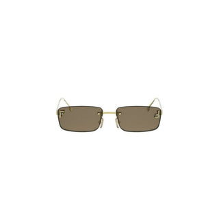 FENDI Fendi First Crystal FE4172US women Gold Rectangle Sunglasses