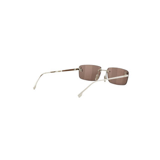FENDI Fendi First Crystal FE4172US women Gold Rectangle Sunglasses