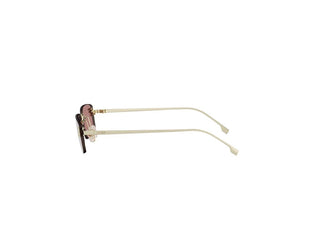 FENDI First Crystal FE4172US women Gold Rectangle Sunglasses