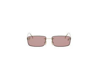 FENDI First Crystal FE4172US women Gold Rectangle Sunglasses