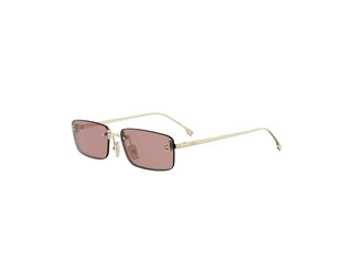 FENDI First Crystal FE4172US women Gold Rectangle Sunglasses