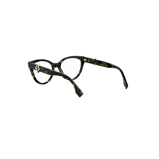 FENDI FF Diamonds FE50134I women Havana Cat Eye Eyeglasses
